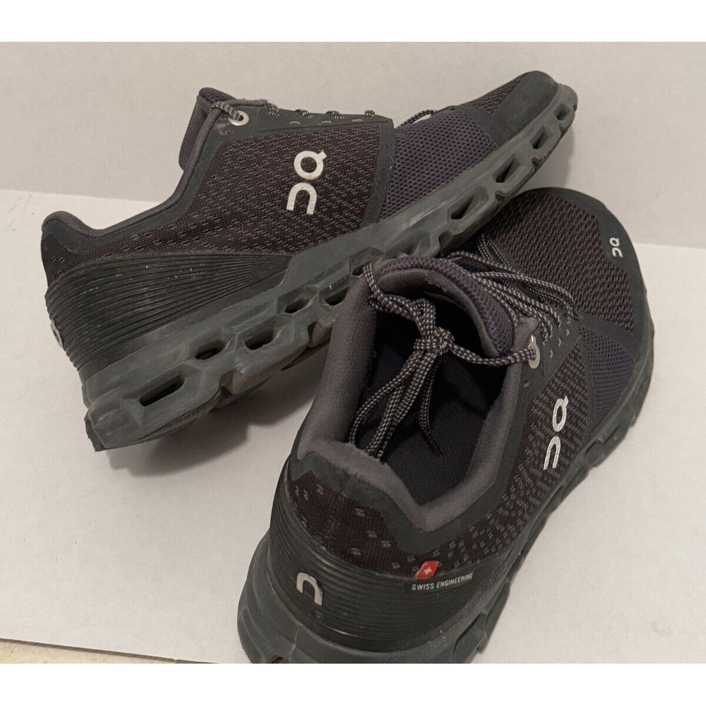On Cloud Running Cloudstratus Shoes Black Women's Size 8.5 Swiss Engineering - Picture 6 of 7